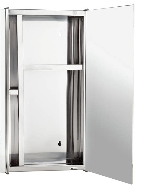 stainless steel bathroom cabinet argos|3 door mirrored cabinet argos.